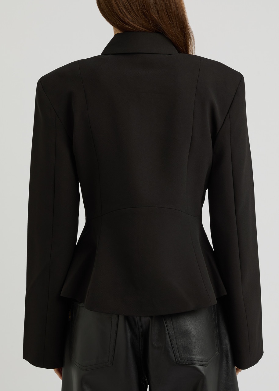 Ganni Logo-embossed Twill Jacket - 3