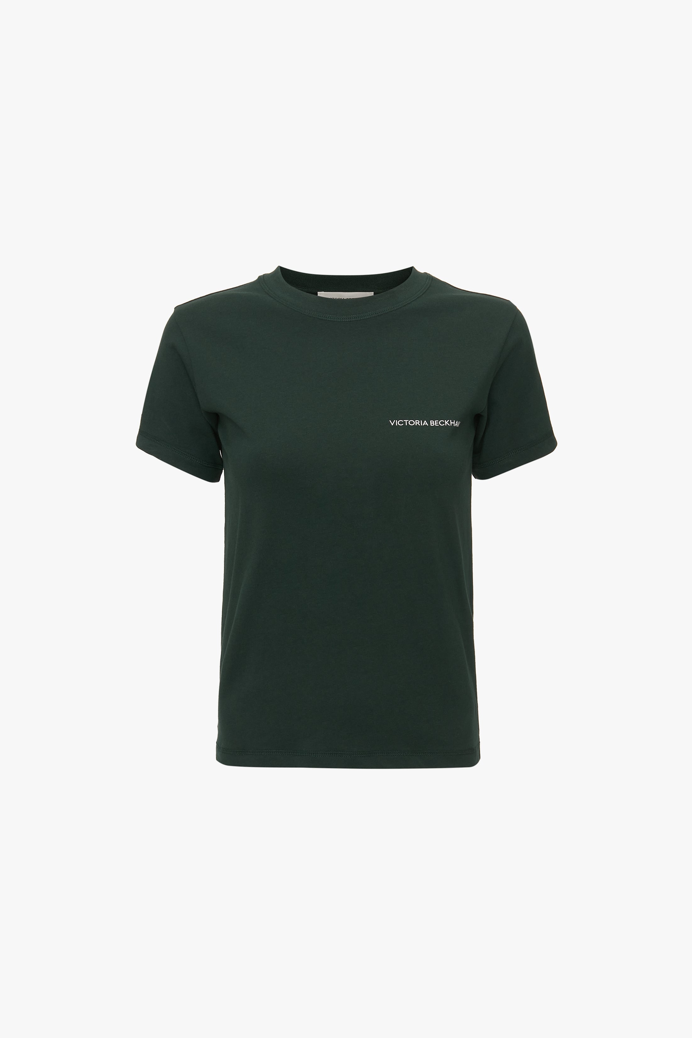 Exclusive Shrunken Logo Tee In Seaweed - 1