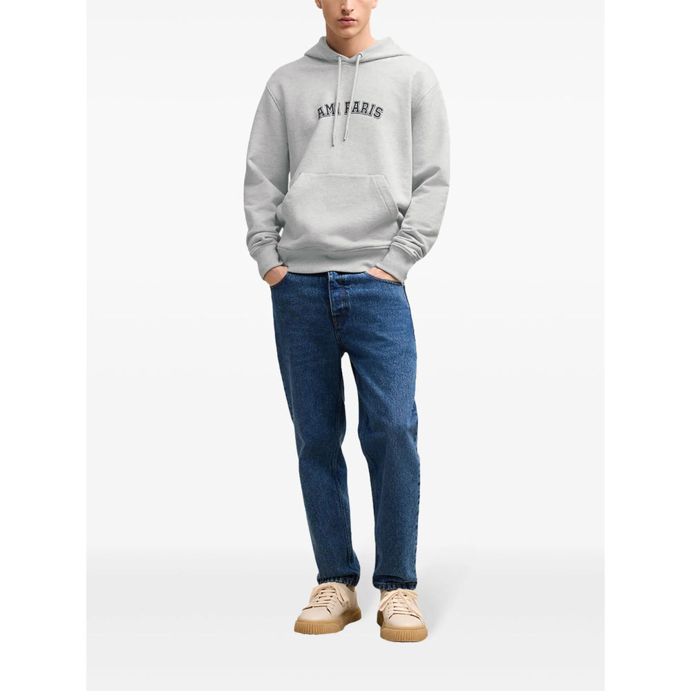Ami Paris Grey Sweaters & Knitwear - Hoodies Men - 6