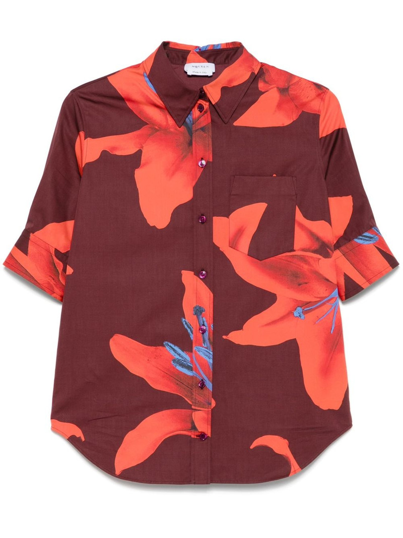 floral-print shirt 1