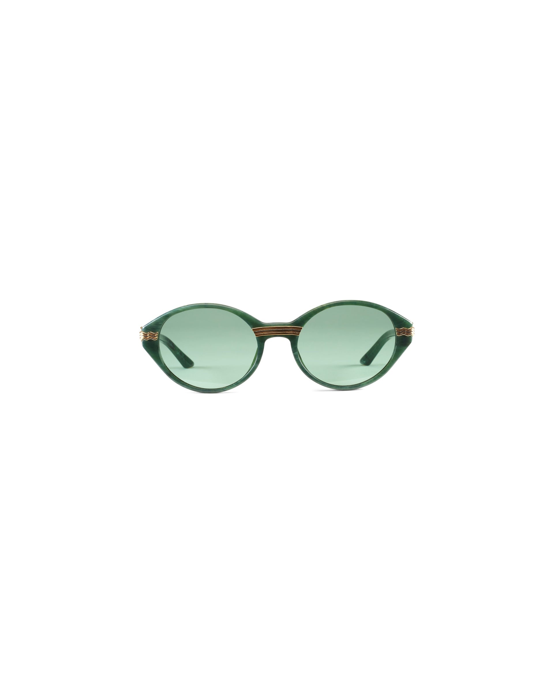 Green & Gold Cannes Sunglasses - 2