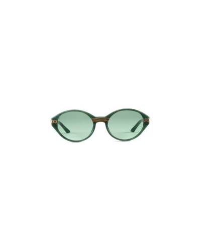 CASABLANCA Green & Gold Cannes Sunglasses outlook