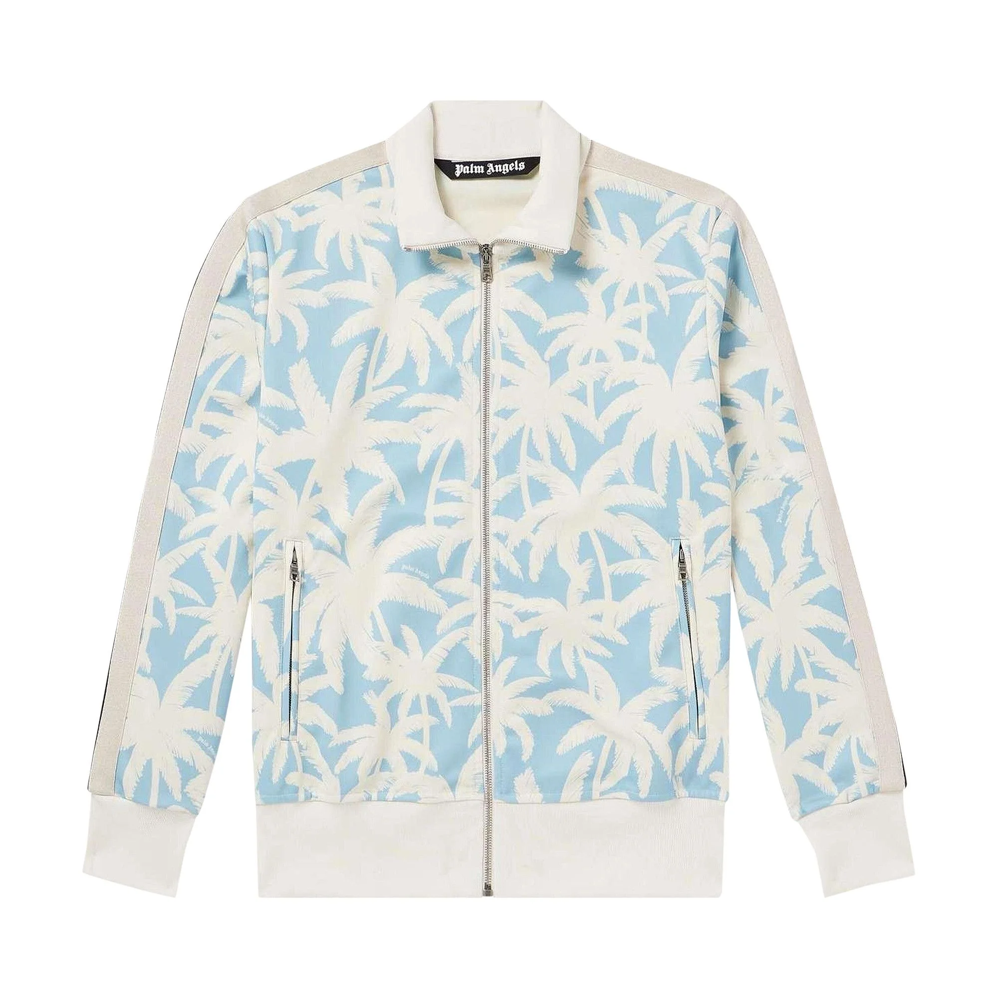 Palm Angels Palms All Over Track Jacket 'Light Blue/Off White' - 1
