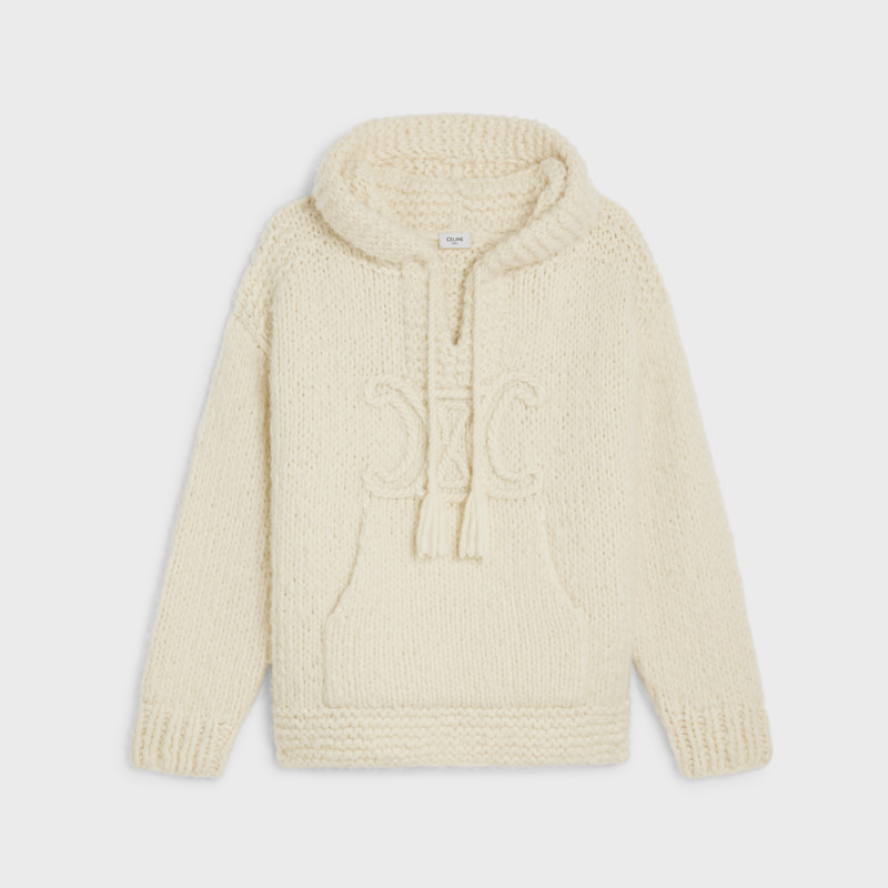 hooded baja in wool and cashmere 1