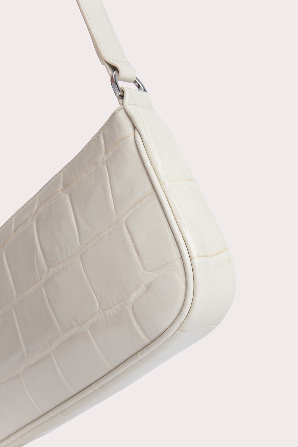 Rachel Cream Maxi Croco Embossed Leather - 6