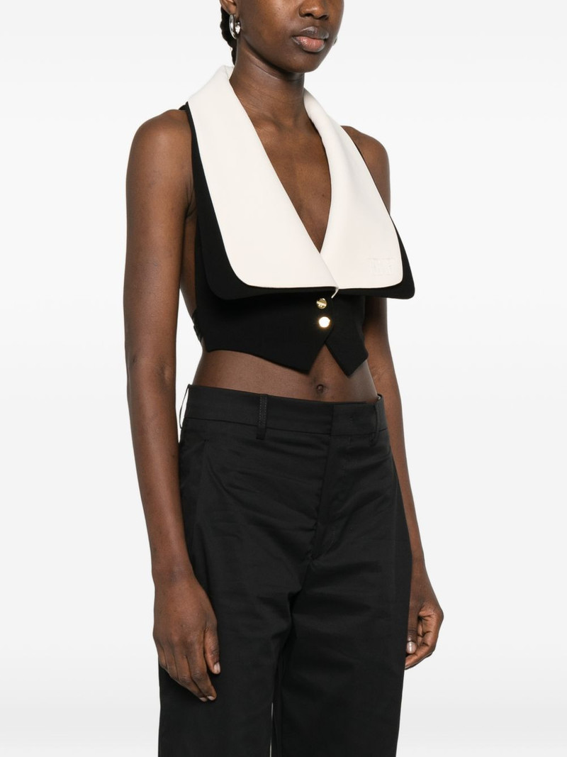 contrasting-collar waistcoat 3
