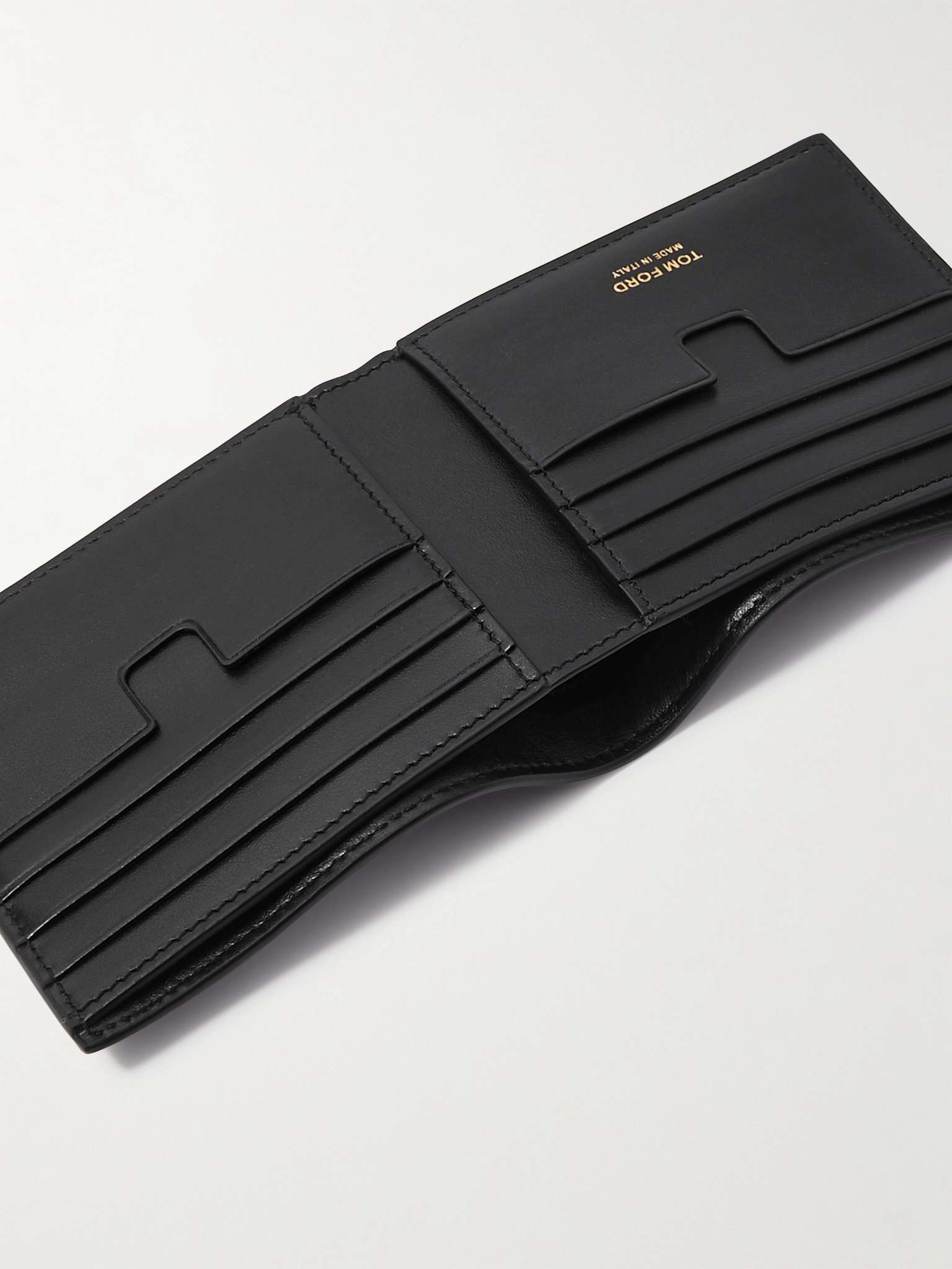 Croc-Effect Leather Bifold Wallet - 2