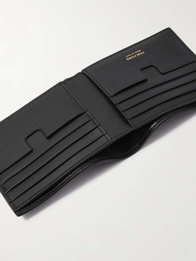 TOM FORD Croc-Effect Leather Bifold Wallet outlook