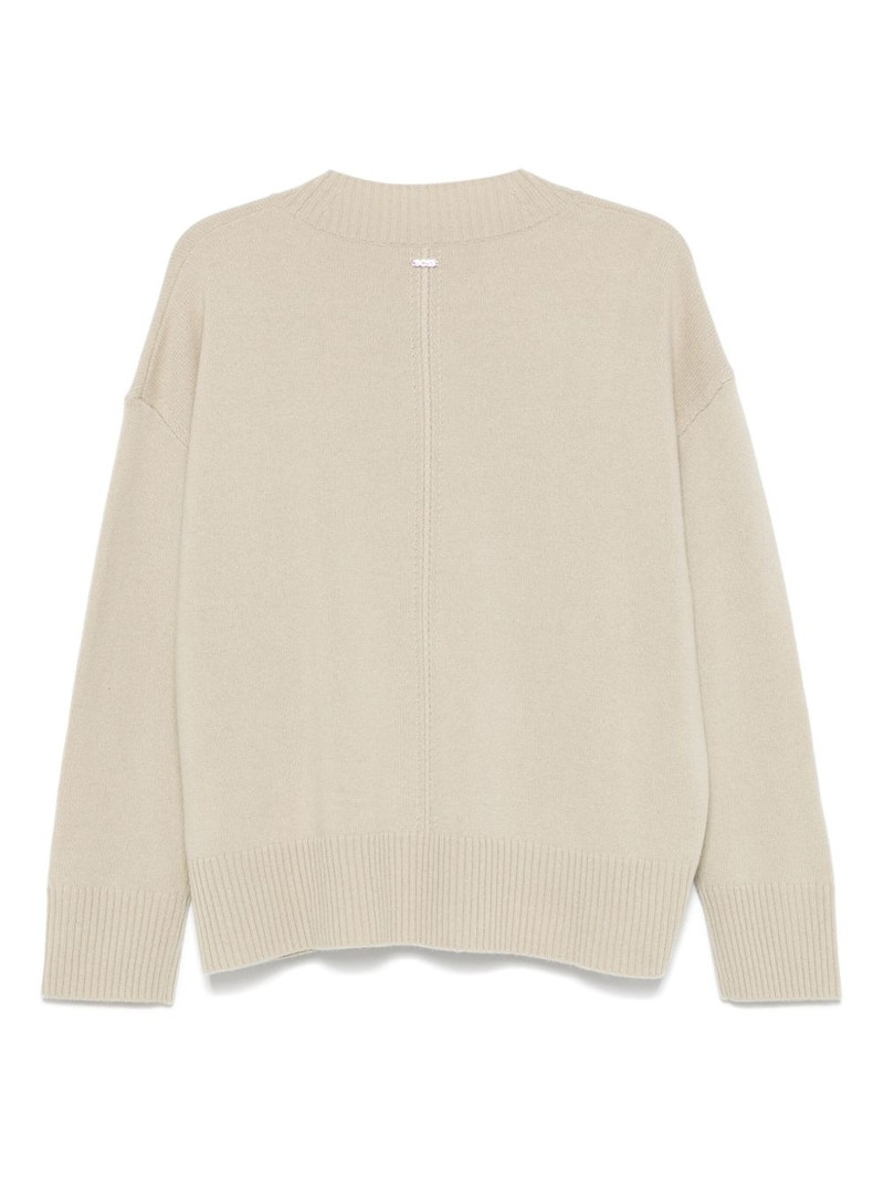 BOSS crew-neck cashmere sweater outlook
