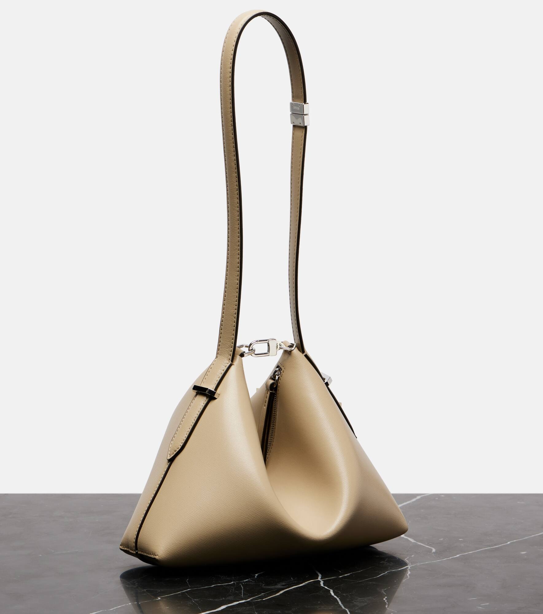 Scoop leather shoulder bag - 4