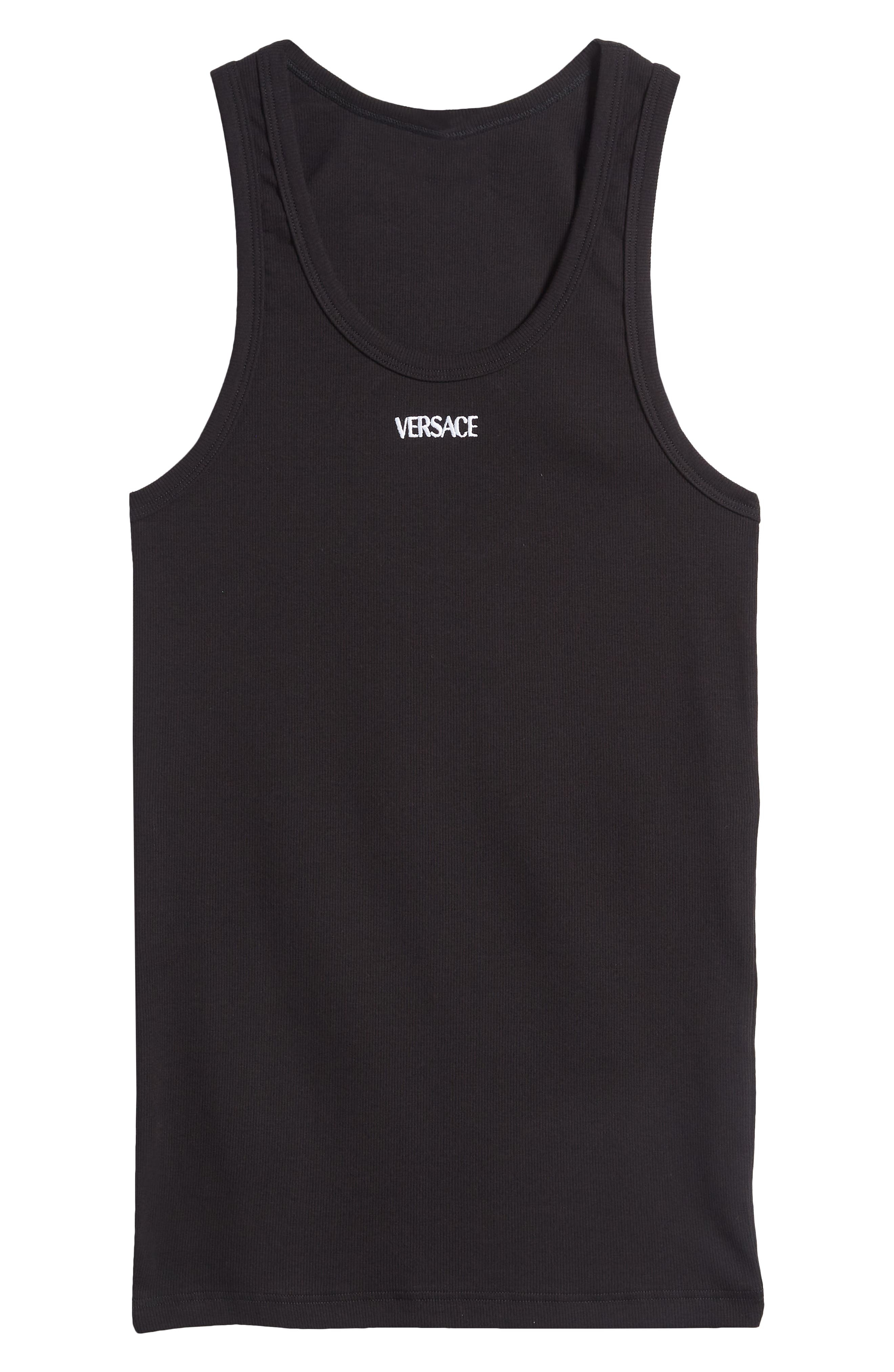 Embroidered Logo Rib Tank - 6