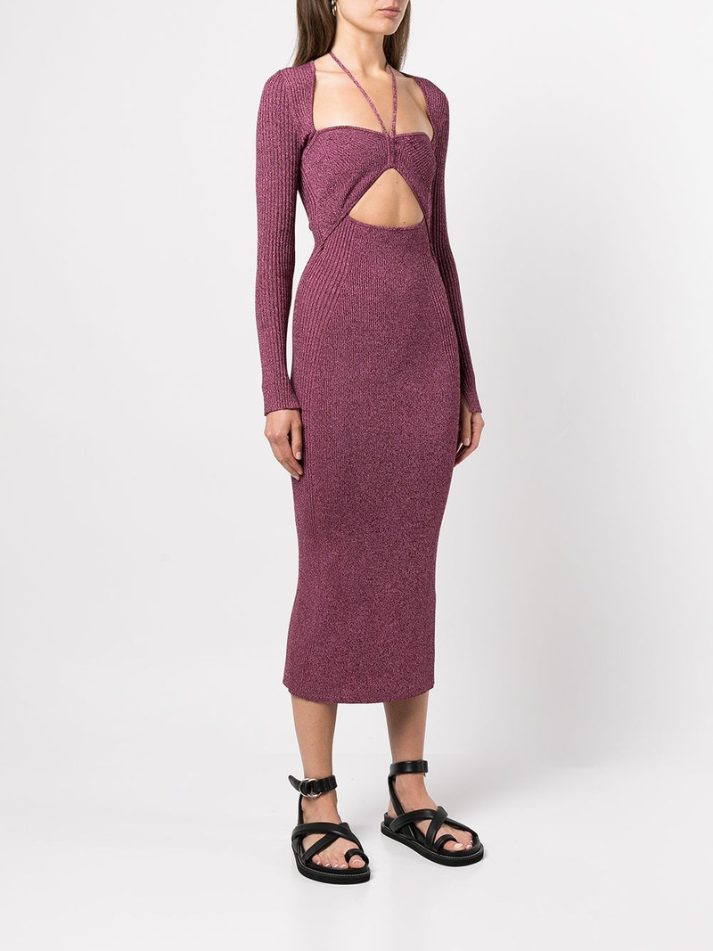 cut-out detail knitted dress 3