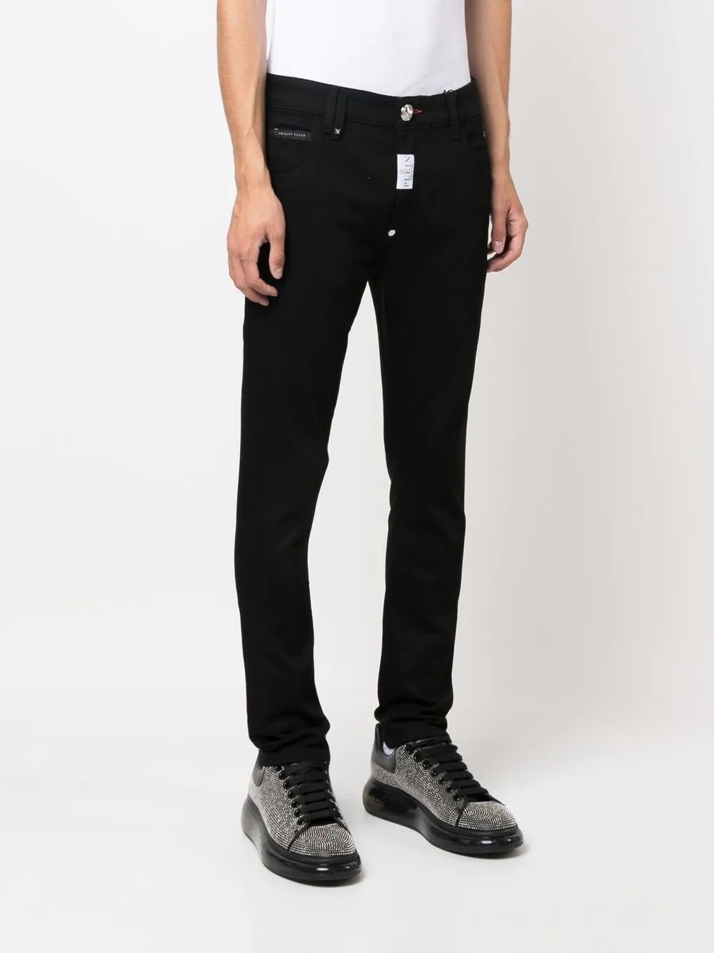 low-rise skinny jeans - 3