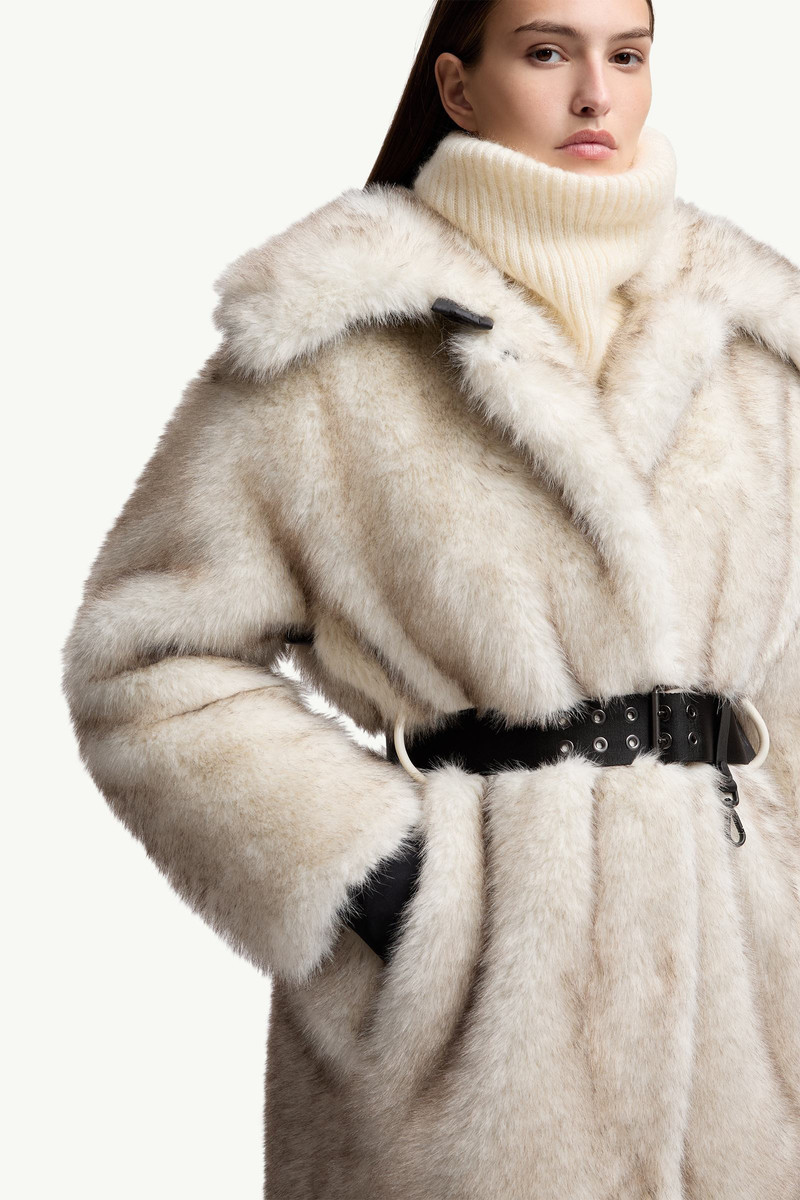 Arly Belted Textured Down Coat 6