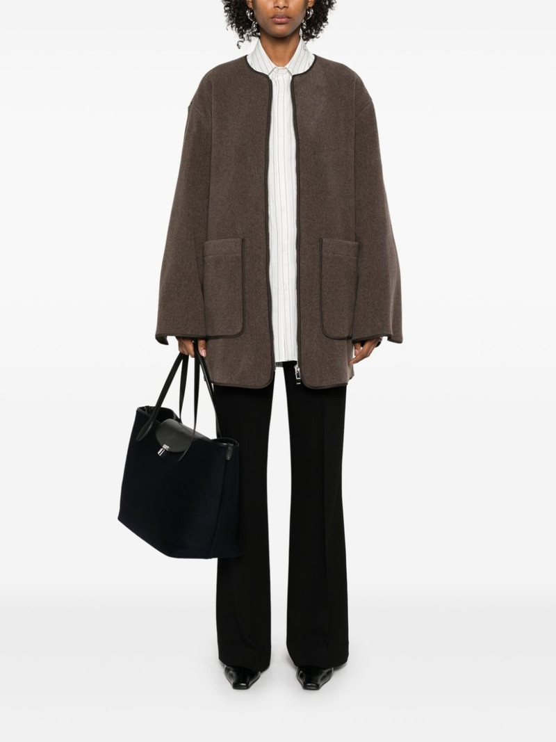 Totême felted jacket outlook