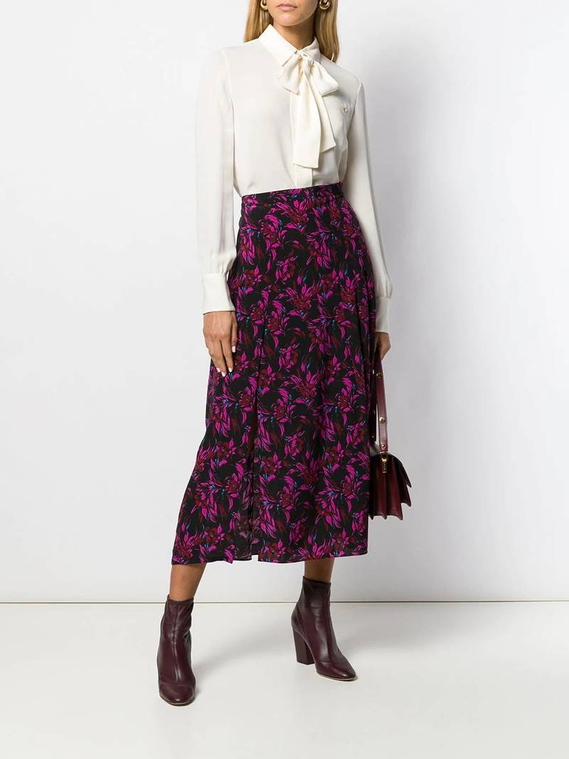 Valentino V hardware pussy bow blouse outlook