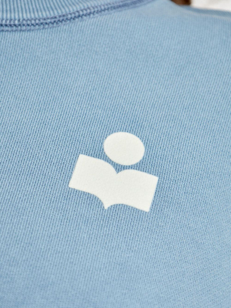 logo-embroidered cotton sweatshirt 5