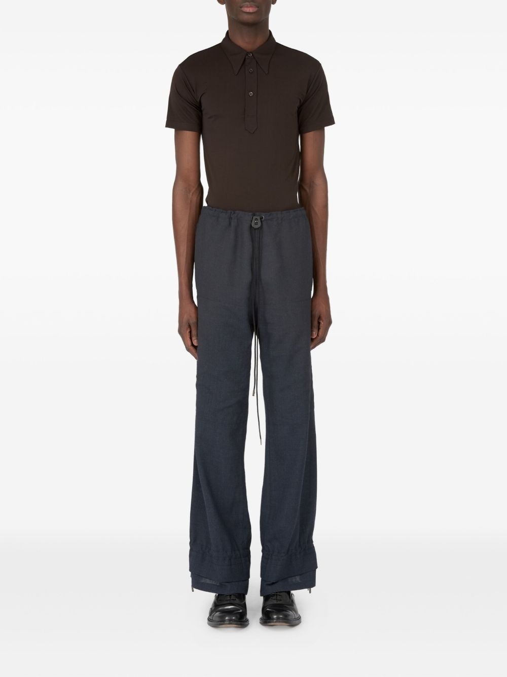 drawstring-ankle trousers - 2