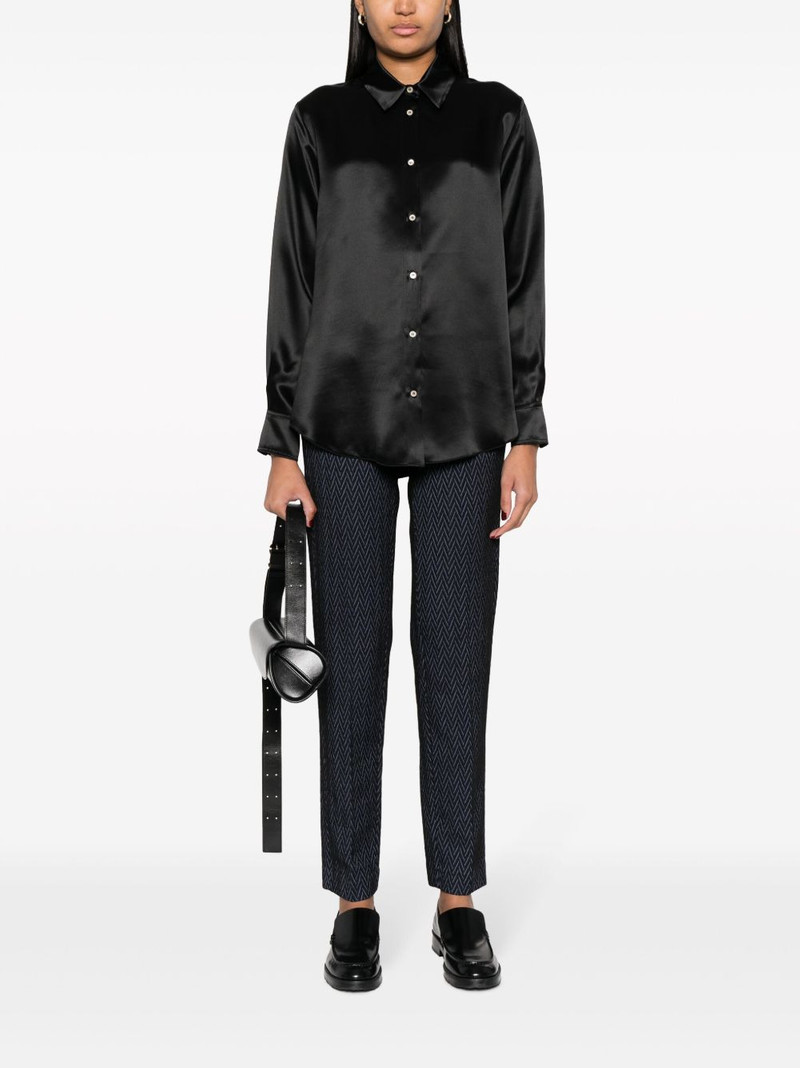 forte_forte satin-finish long-sleeve shirt outlook