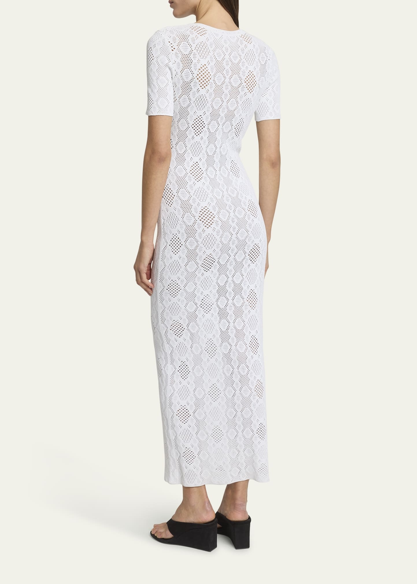 Python Lace Knit Midi Dress - 3