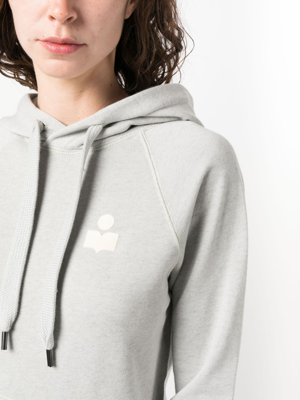 Malibu flocked-logo hoodie - 5