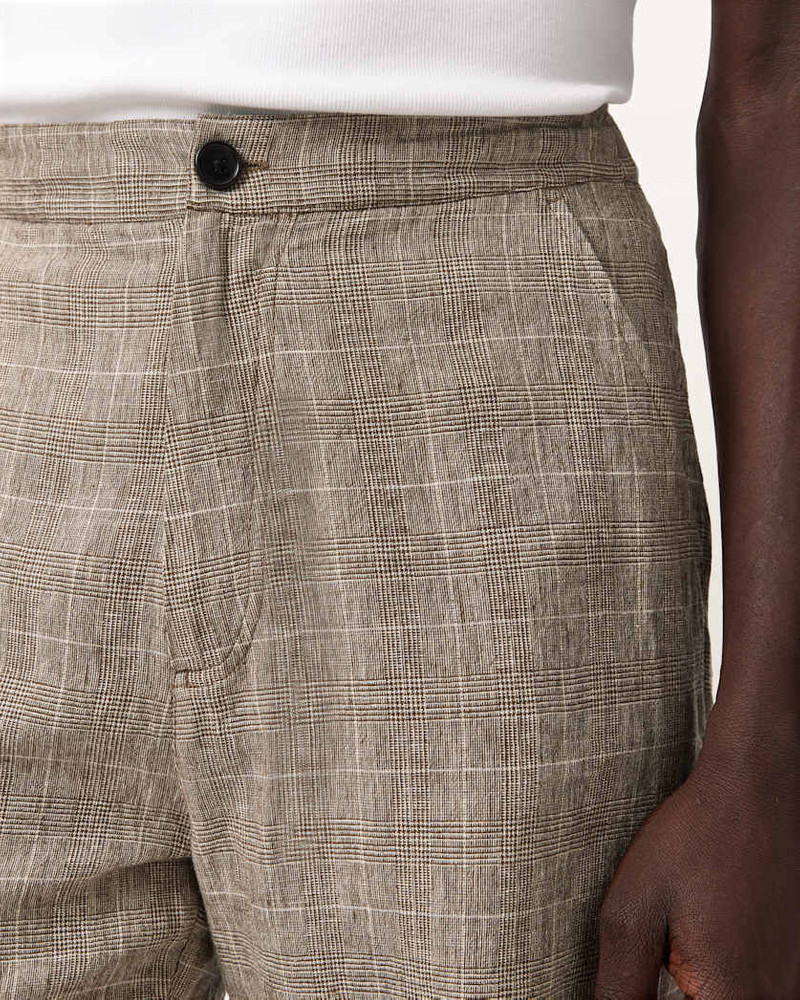 KEAL LINEN BLEND RELAXED FIT SHORTS 5