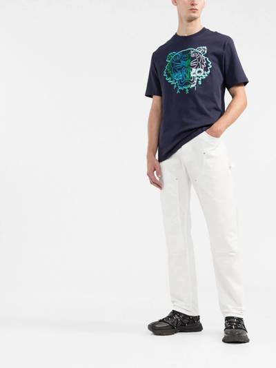 KENZO Tiger Head-logo cotton T-shirt outlook