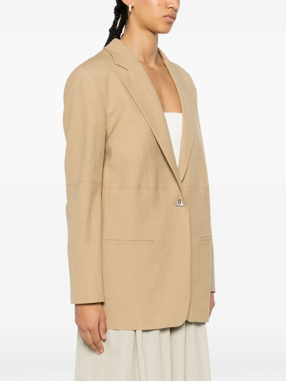 Mercedes single-breasted blazer - 3