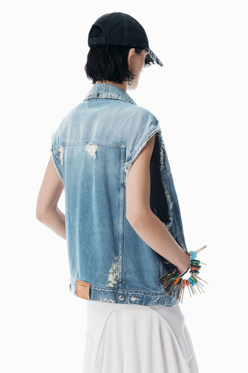 Regen Denim Oversized Vest 5