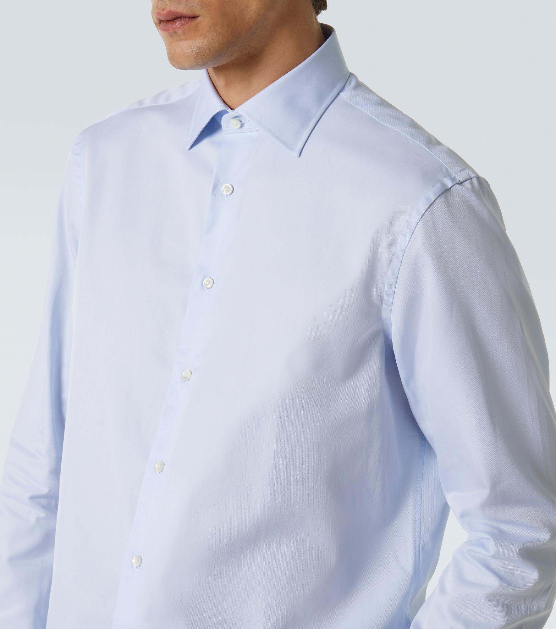 Cotton poplin shirt - 5
