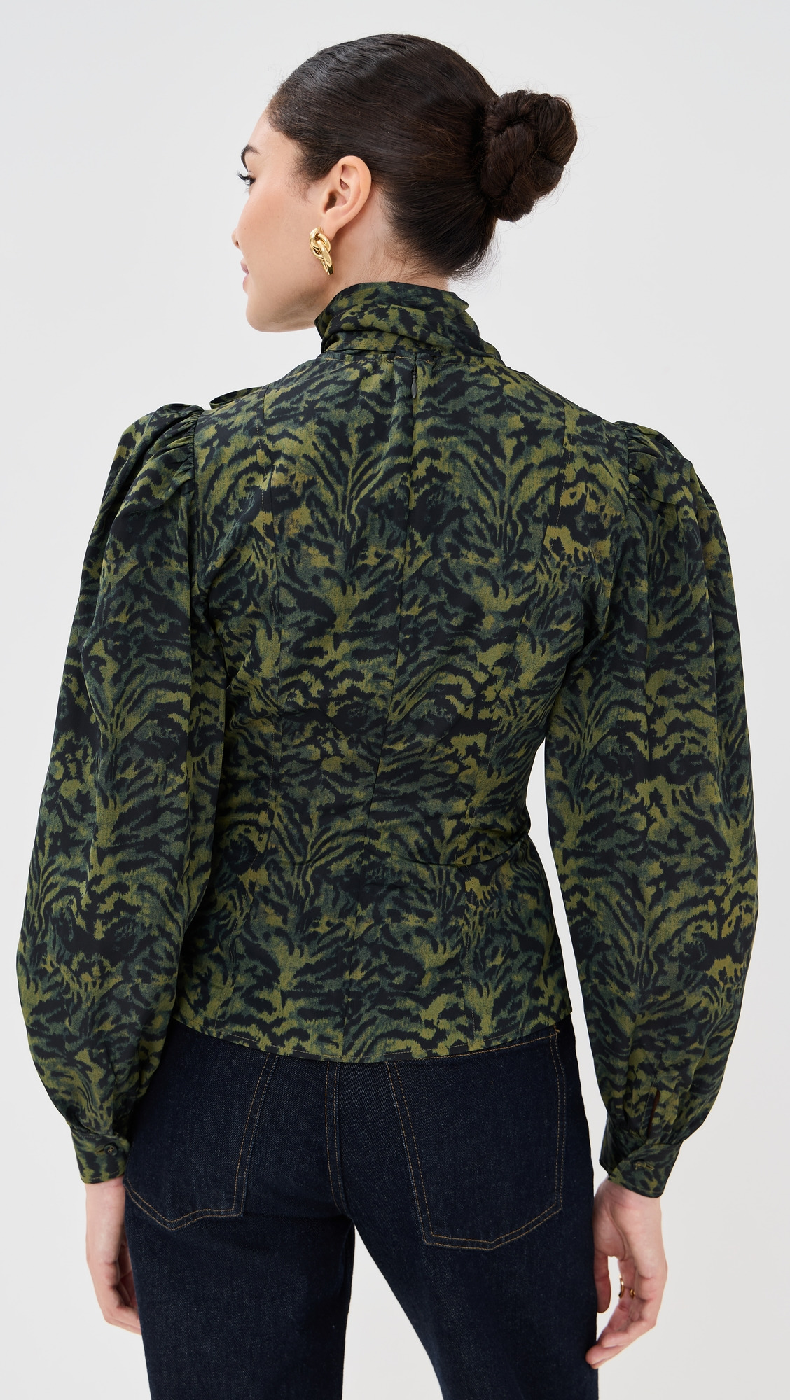 Giorgia Silk Neck Tie Blouse - 2