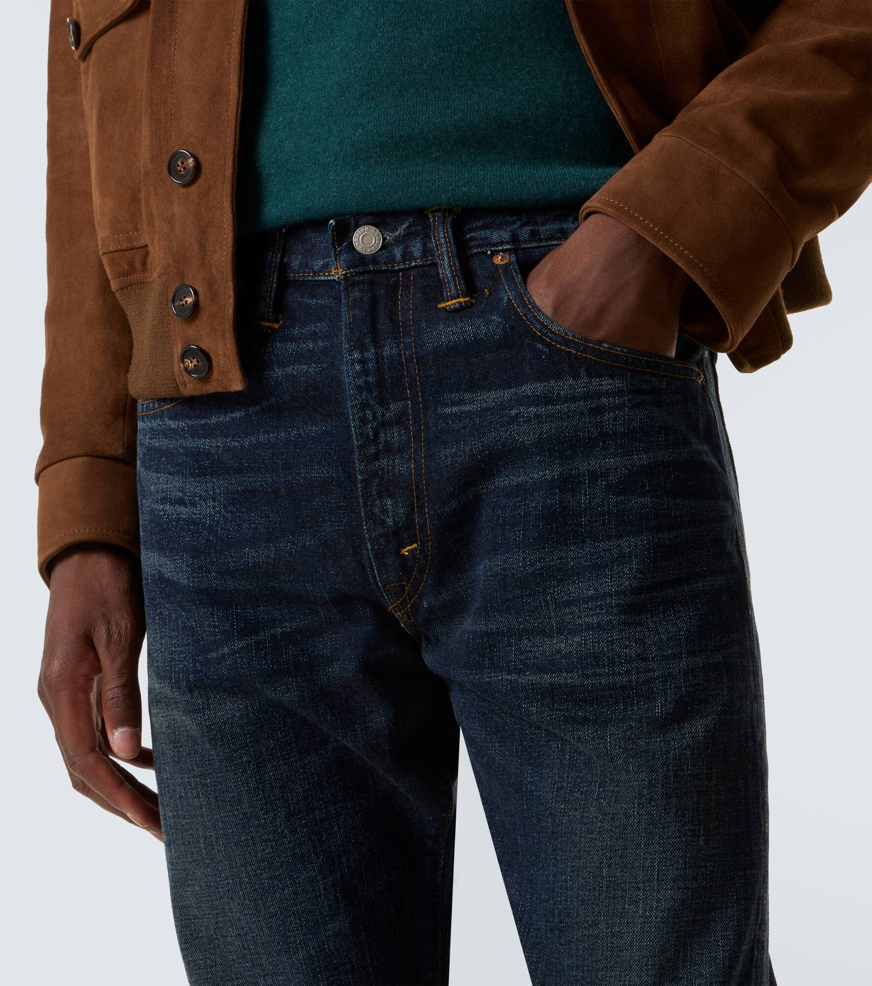 Mid-rise slim jeans - 5