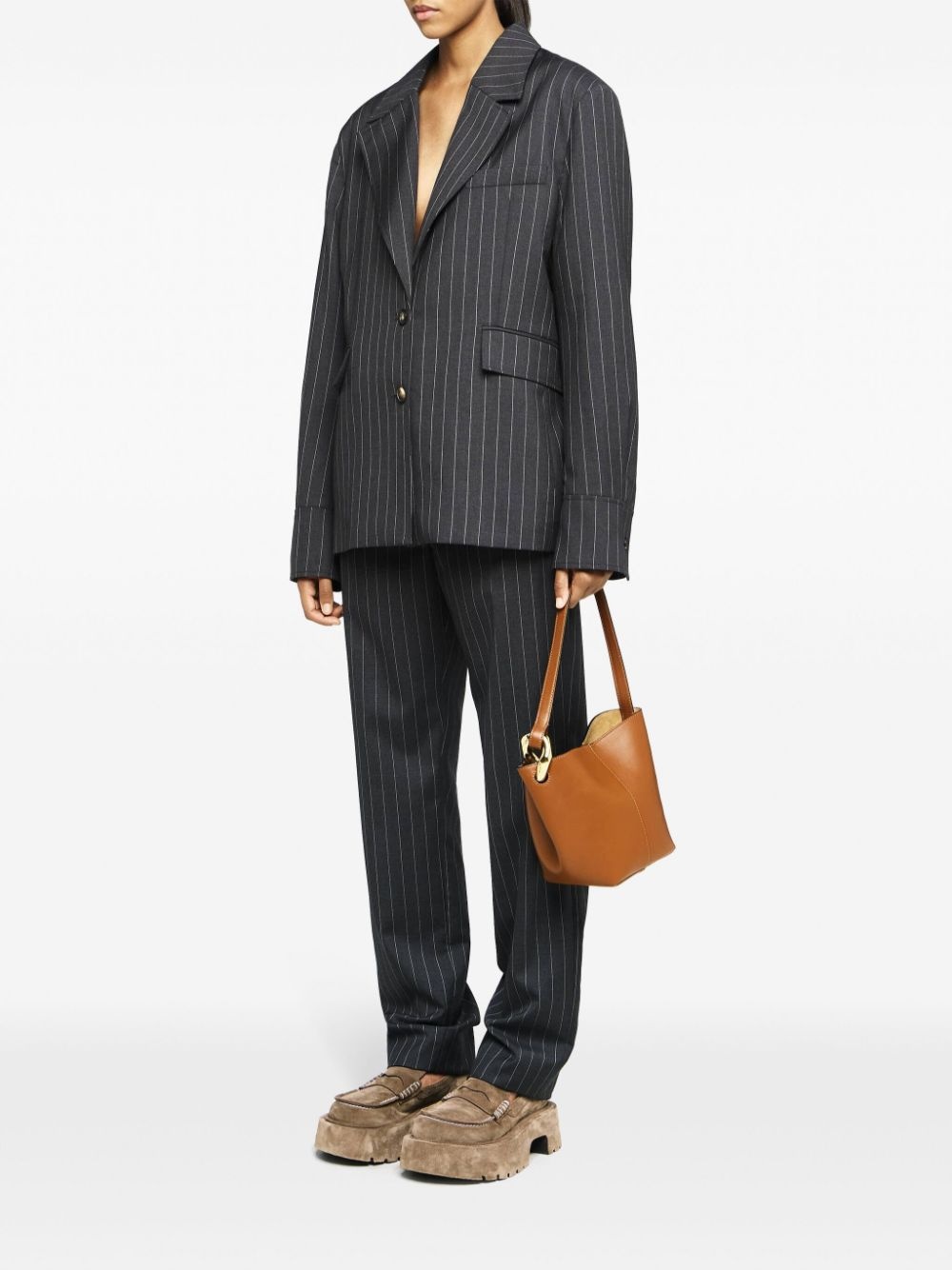 straight-leg tailored trousers - 2
