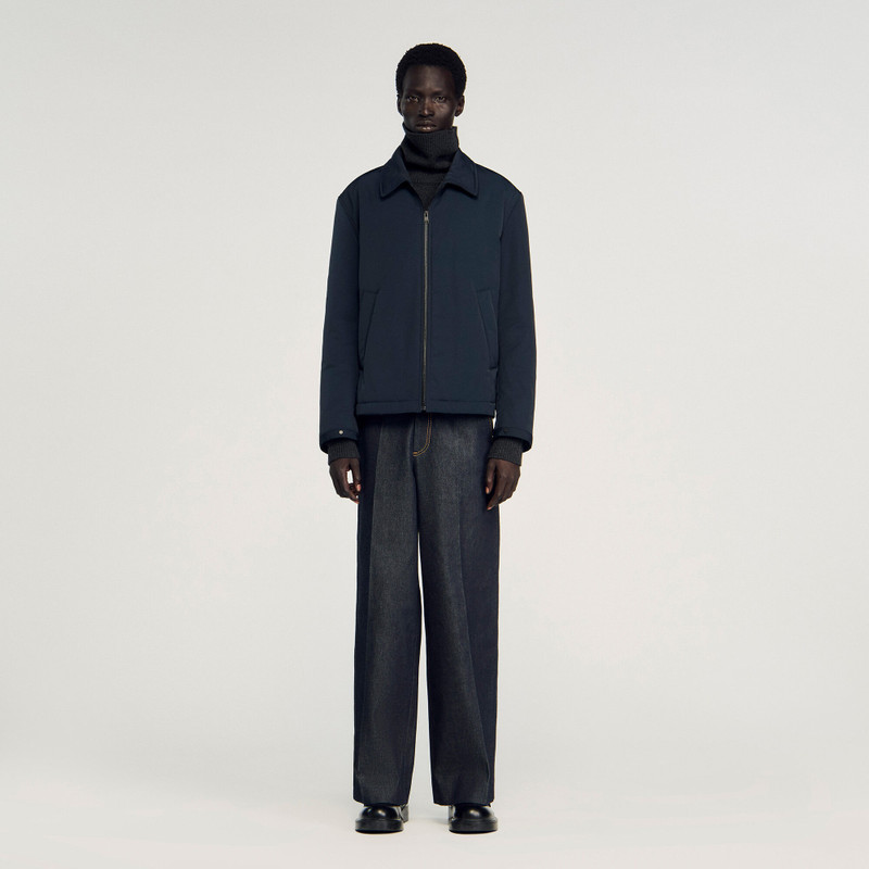 Sandro QUILTED ZIP-UP JACKET outlook