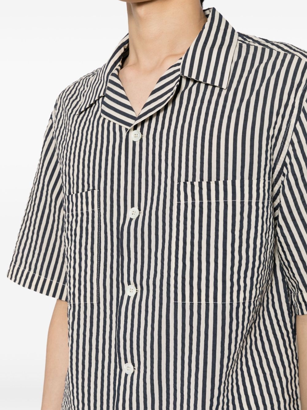 striped seersucker shirt - 5