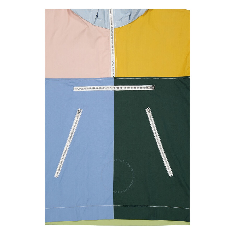 Comme Des Garcons Men's Green Colour-block Jacket - 8