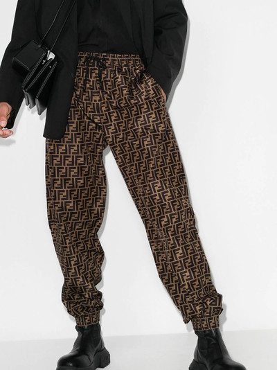 FENDI FF print track trousers outlook