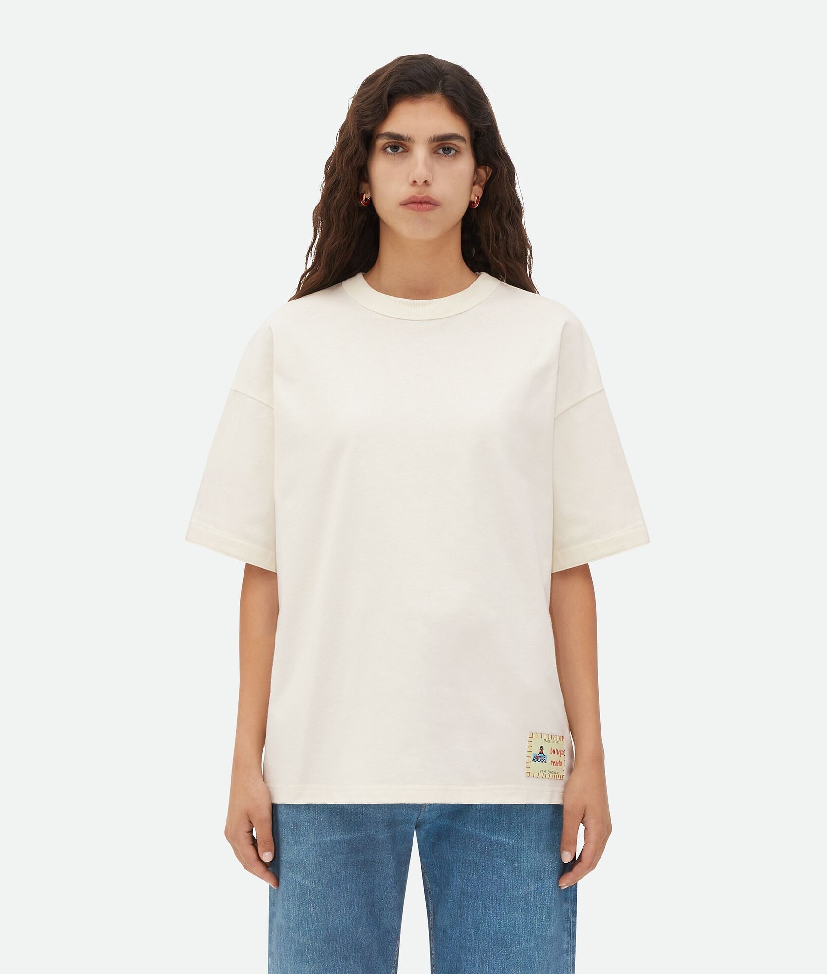 Cotton Jersey T-Shirt With Label - 1