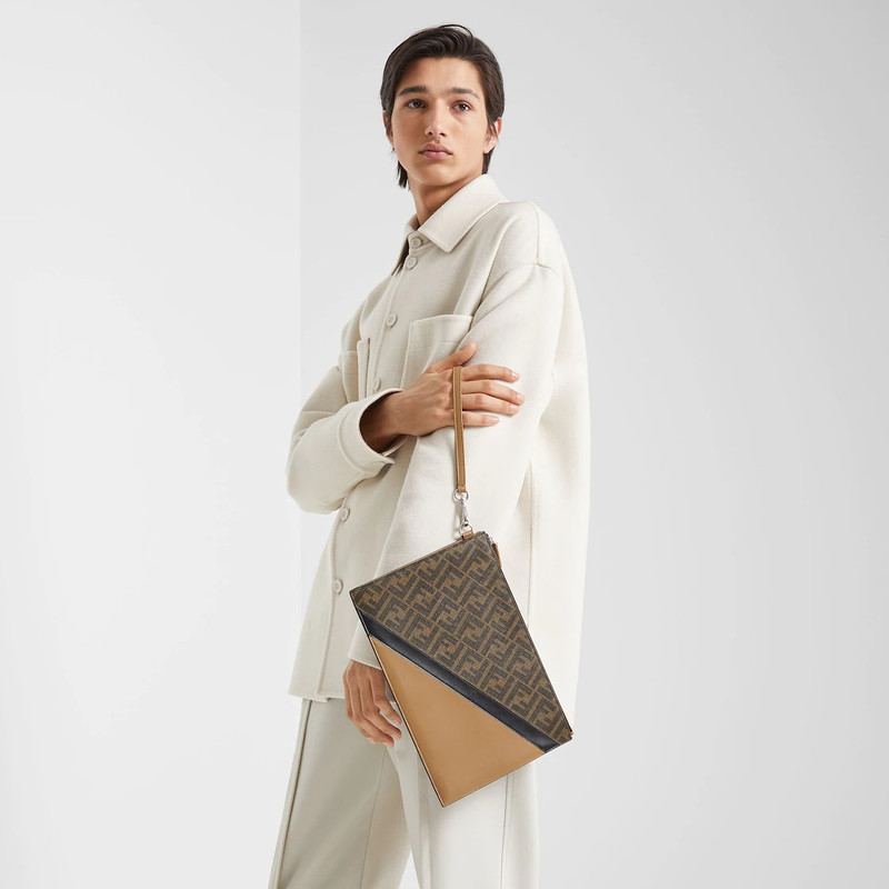 Fendi Diagonal Flat Pouch 4