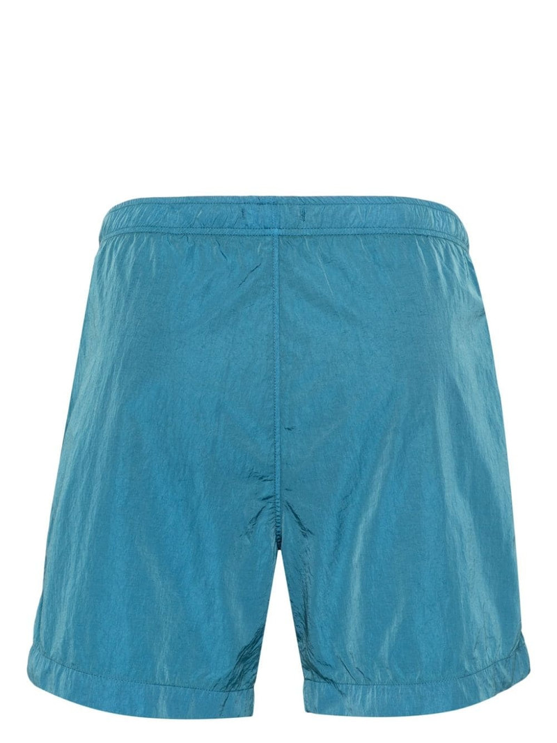 C.P. Company logo-patch swim shirts outlook