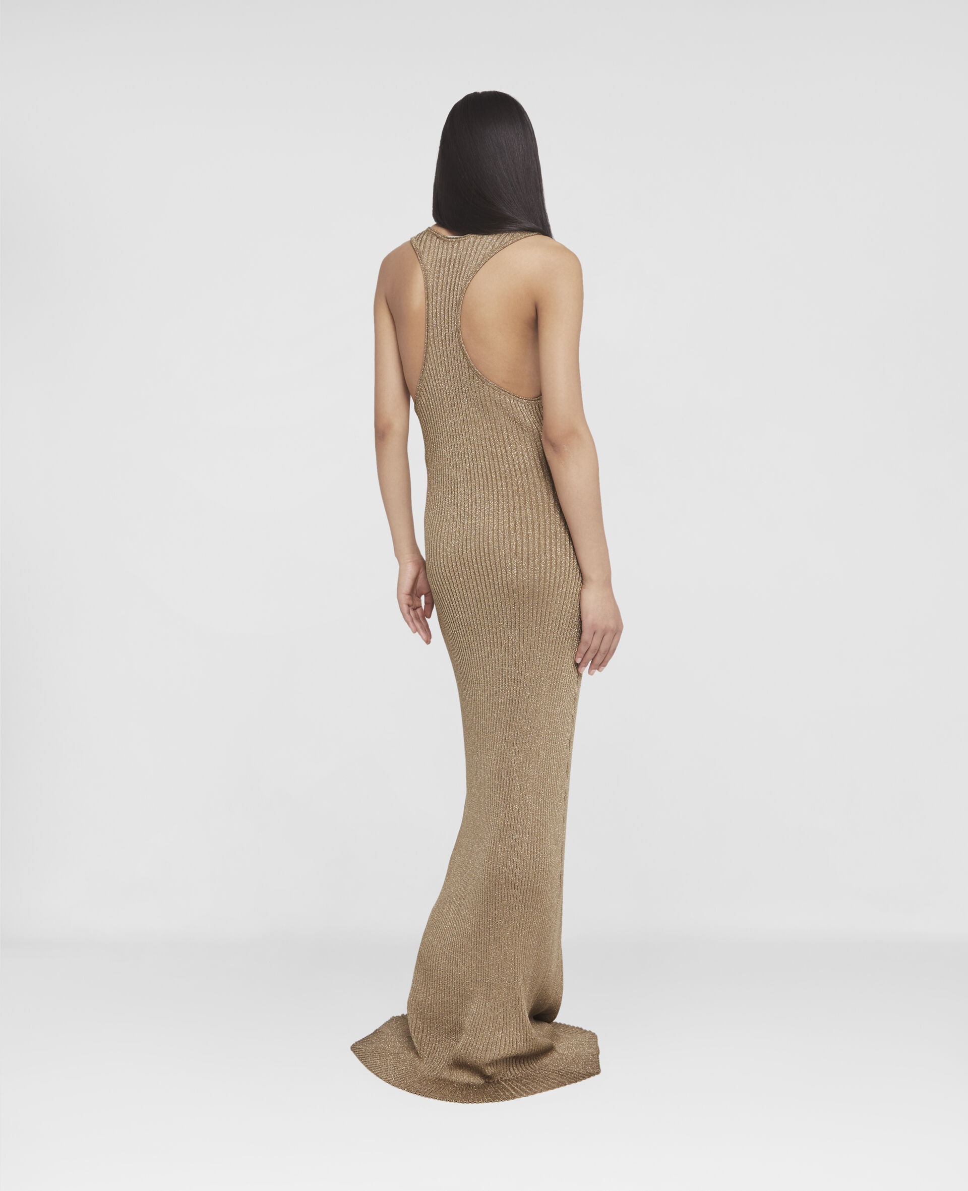 Sparkle Knit Floor-Length Dress - 3