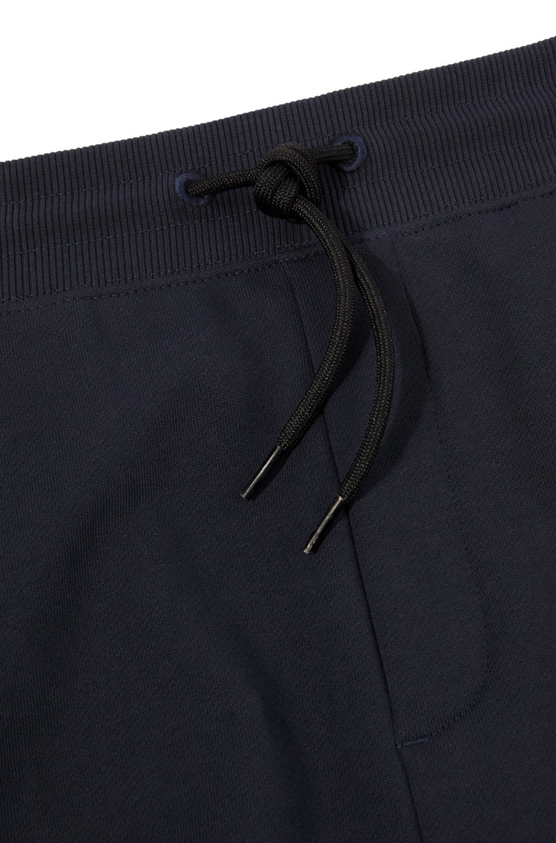 COTTON-TERRY REGULAR-FIT SHORTS WITH LOGO LABEL 6