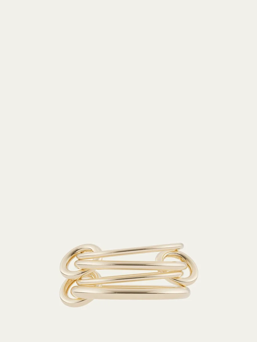 Pisces 18K Yellow Gold 4-Link Ring - 1