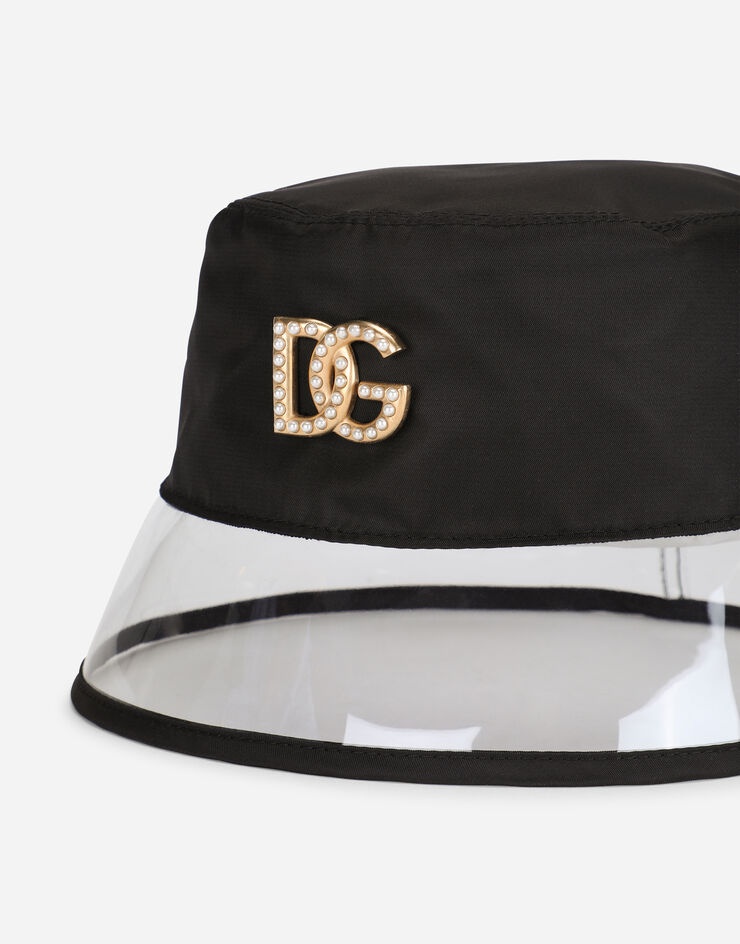 Nylon and PVC bucket hat with DG logo - 3