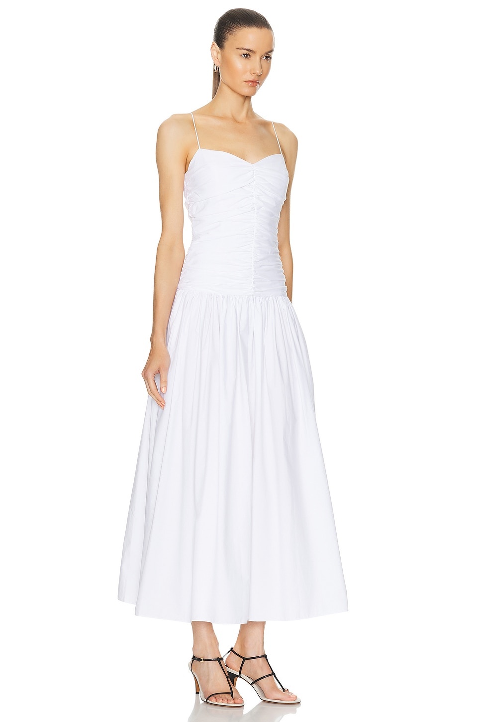 Gathered Drop Waist Dress - 2