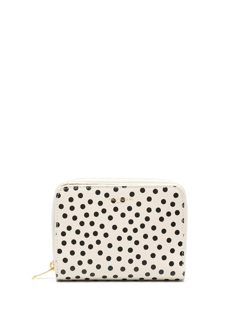 polka dot zip-around wallet - 1