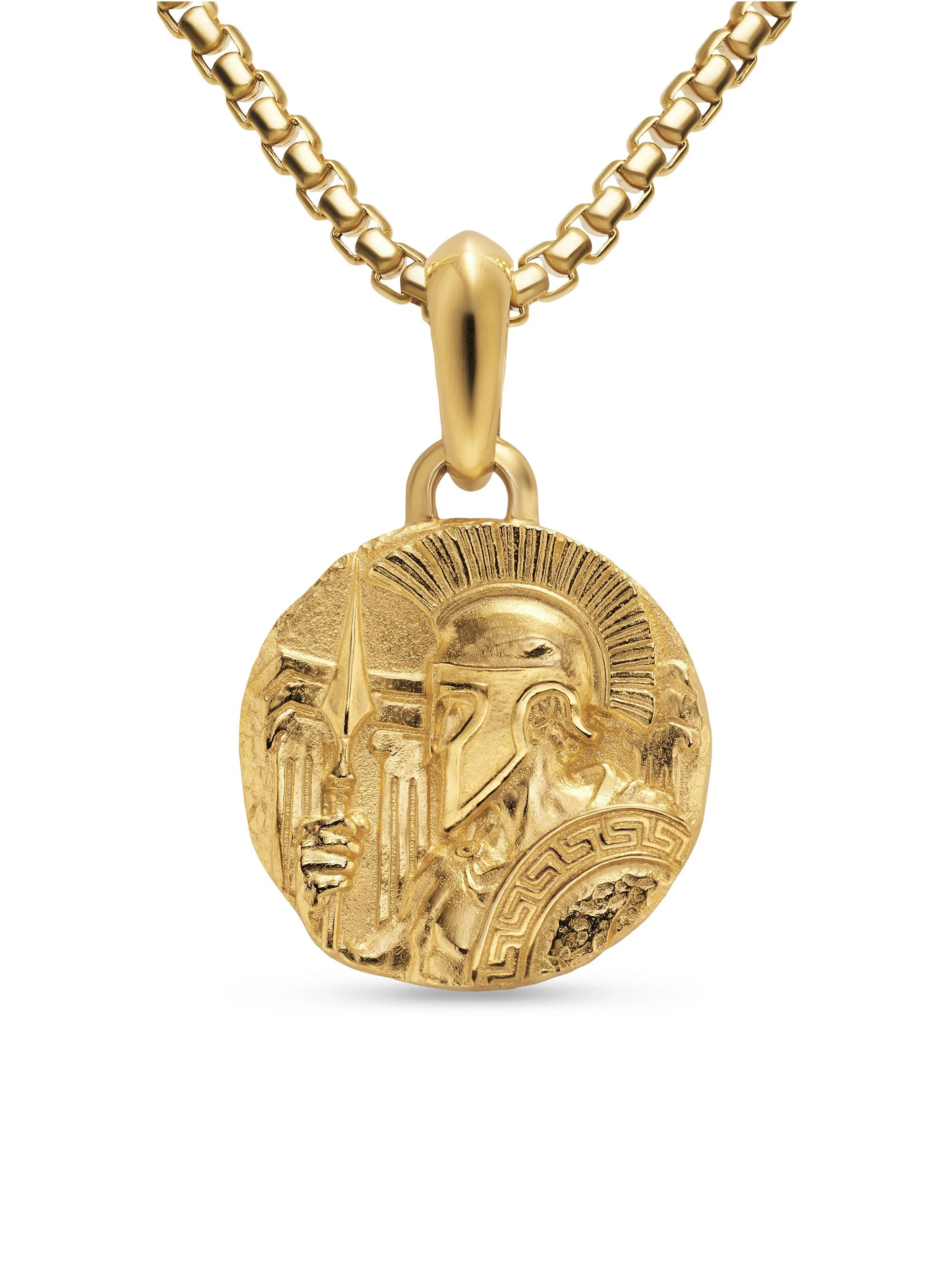 Men's Ares Amulet in 18K Yellow Gold, 23.8MM - Gold - 1