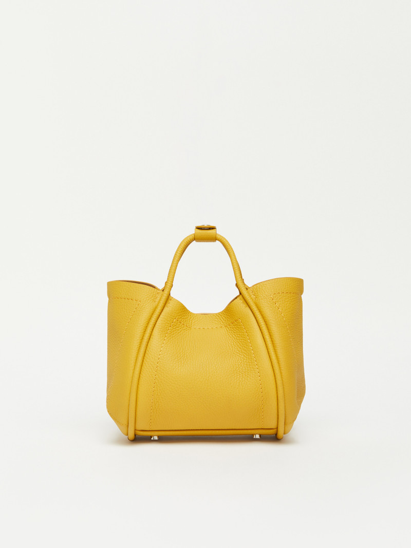 DRUMMEDMARINEXS Extra-small leather Marine bag with deerskin print 3