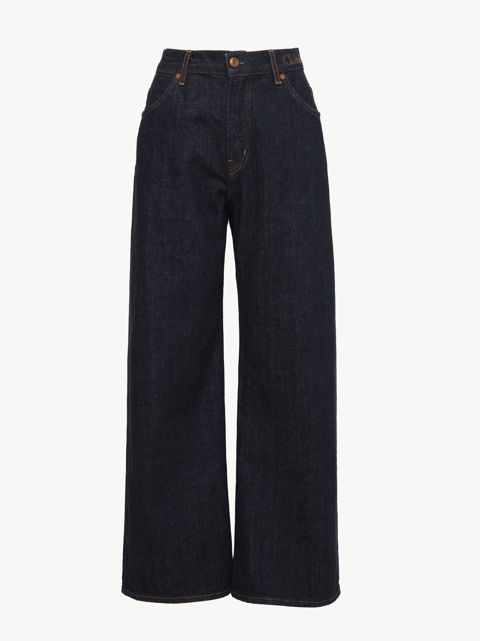 WIDE-LEG DENIM JEANS - 4