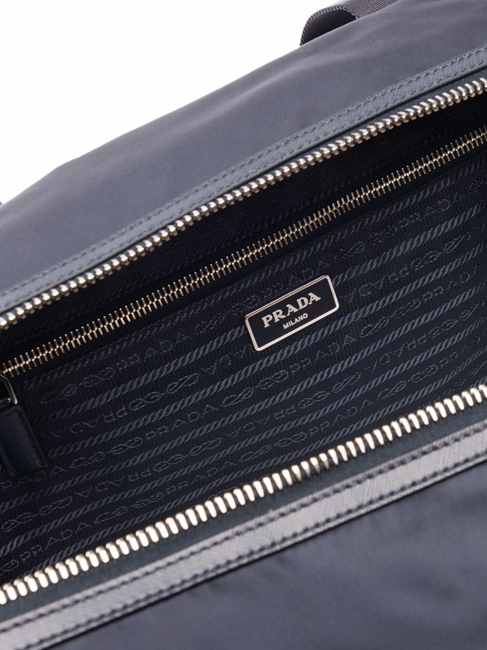 Re-Nylon triangle logo holdall bag - 5